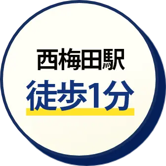 西梅田駅 徒歩１分